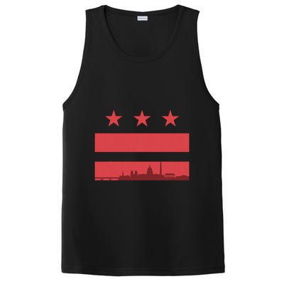 Vintage Washington Dc Retro Flag PosiCharge Competitor Tank