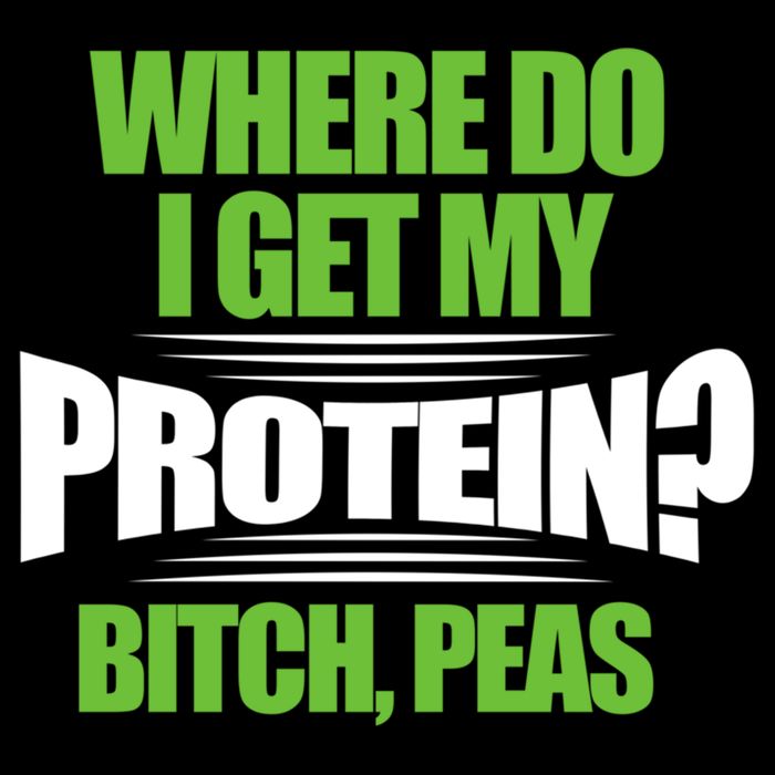Vegan Where Do I Get My Protein? Bitch Peas Veganism Gift Cooling Performance Crew T-Shirt