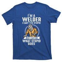 Vintage Welder Design Funny Welder Meme Welding Funny Gift T-Shirt