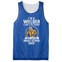 Vintage Welder Design Funny Welder Meme Welding Funny Gift Mesh Reversible Basketball Jersey Tank