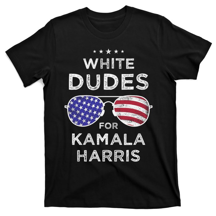 Vintage White Dudes For Kamala Harris T-Shirt