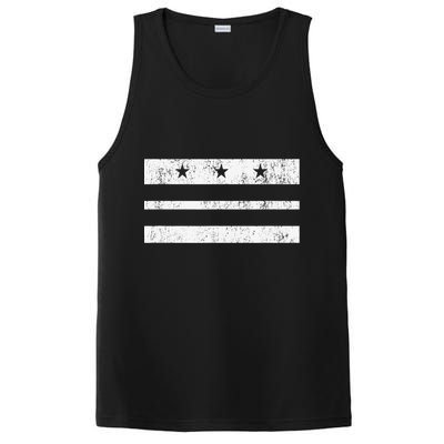 Vintage Washington DC Flag Retro District Of Columbia Gift TShirt PosiCharge Competitor Tank