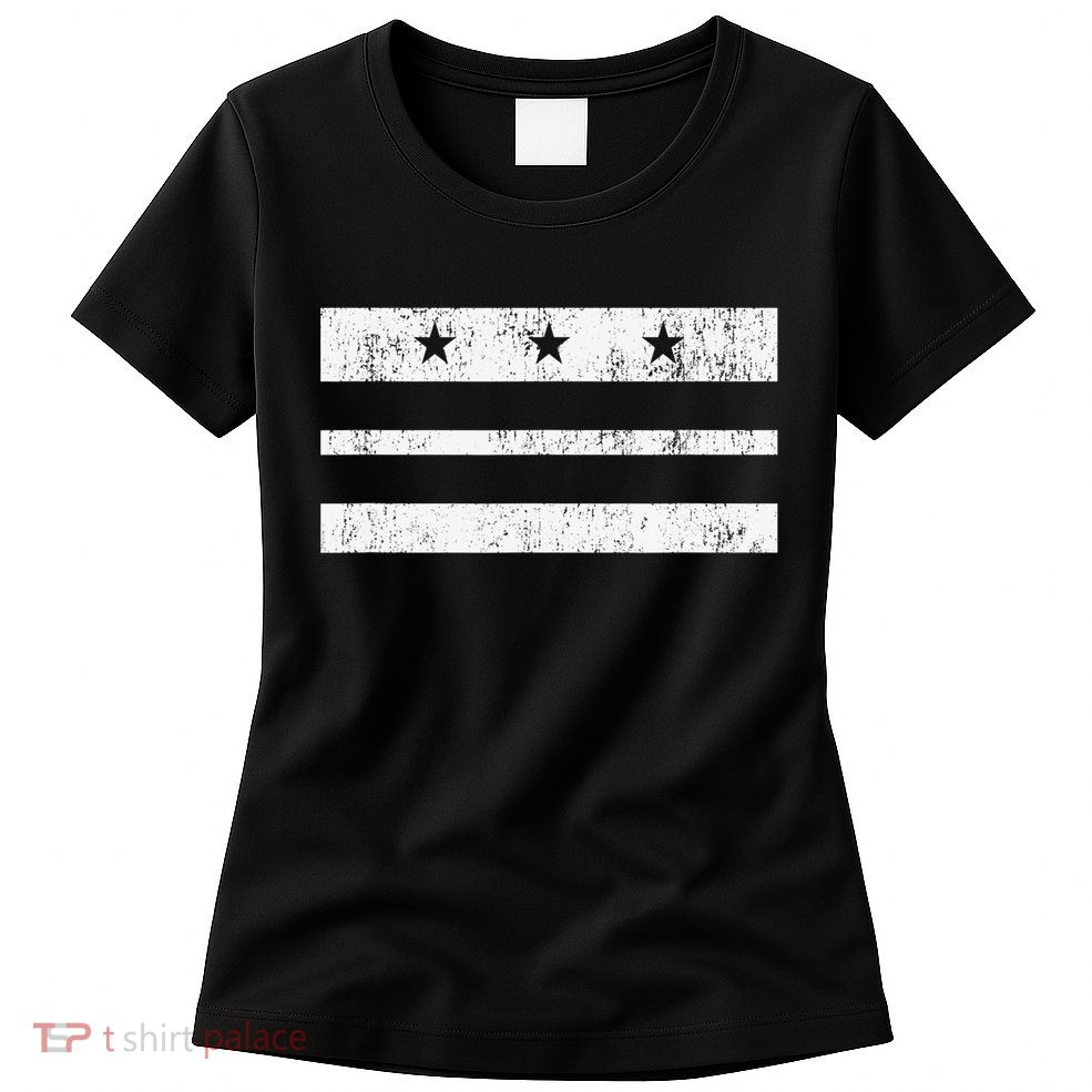 Vintage Washington DC Flag Retro District Of Columbia Gift TShirt Womens T-Shirt