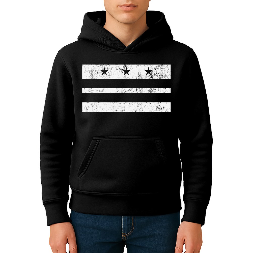 Vintage Washington DC Flag Retro District Of Columbia Gift TShirt Kids Hoodie