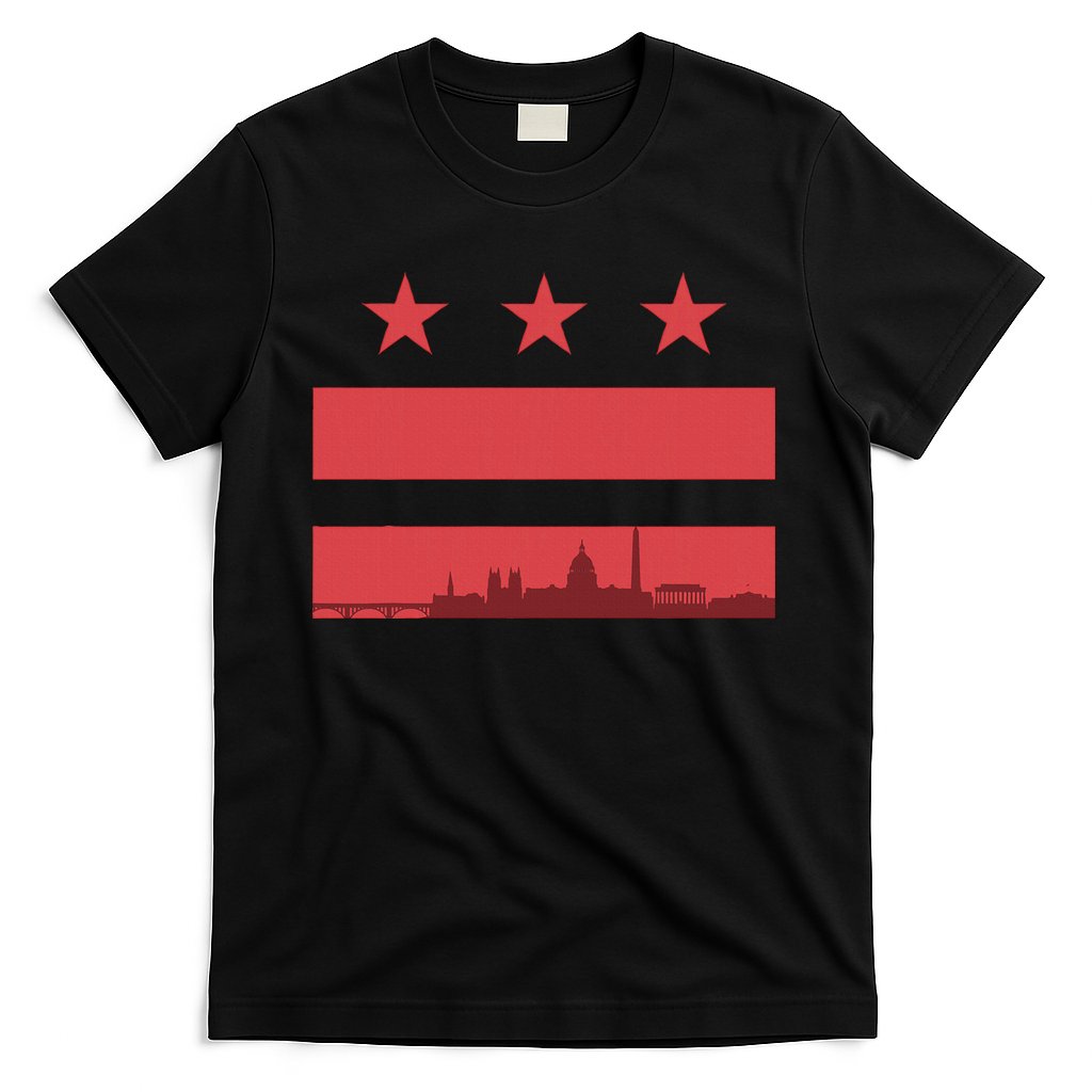 Vintage Washington Dc Retro Flag T-Shirt