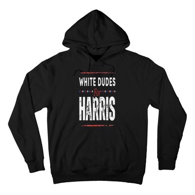 Vintage White Dudes For Kamala Harris Hoodie