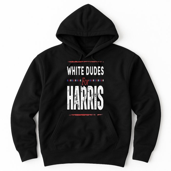 Vintage White Dudes For Kamala Harris Hoodie