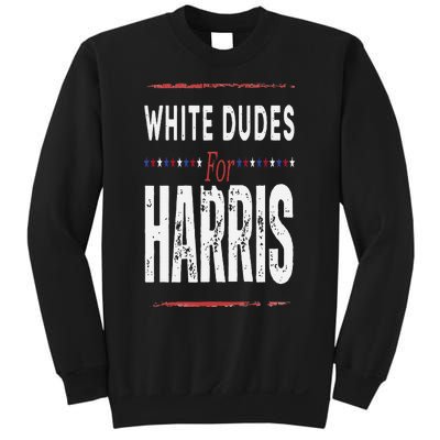 Vintage White Dudes For Kamala Harris Sweatshirt