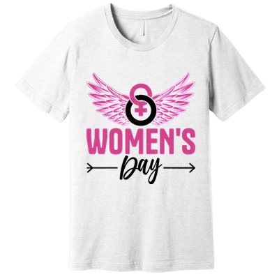 Vintage Womens Day March 8 Premium T-Shirt