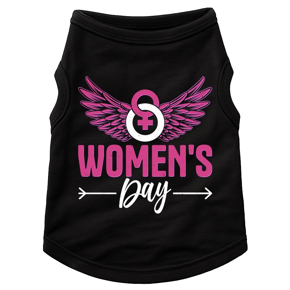 Vintage Womens Day March 8 Doggie Tank