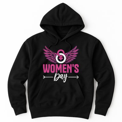 Vintage Womens Day March 8 Hoodie
