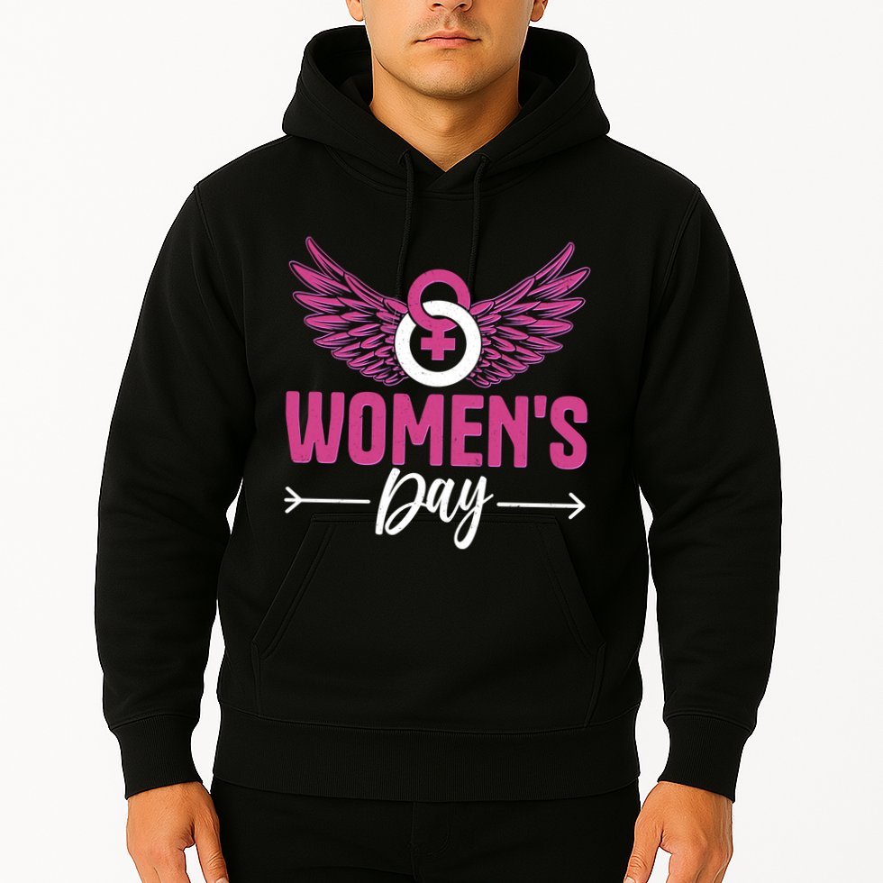 Vintage Womens Day March 8 Hoodie