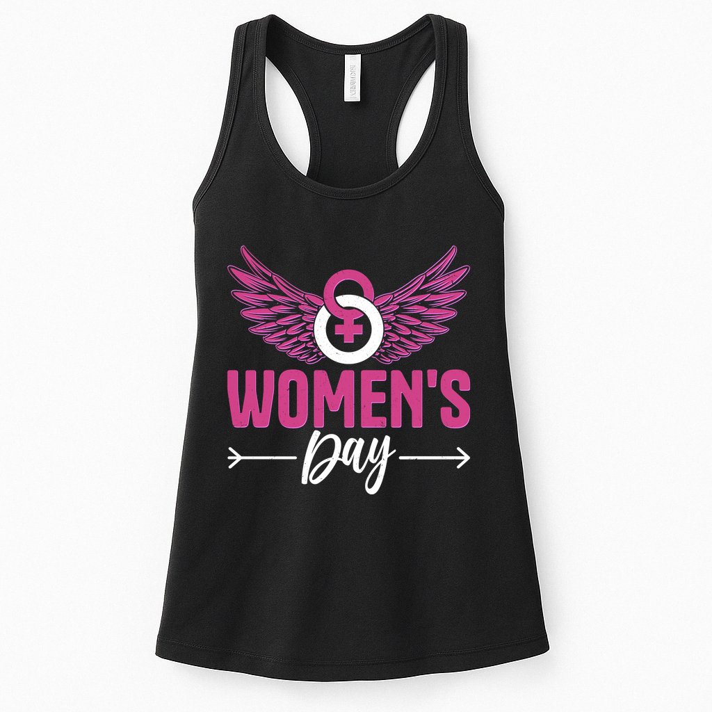 Vintage Womens Day March 8 Womens Tank Top