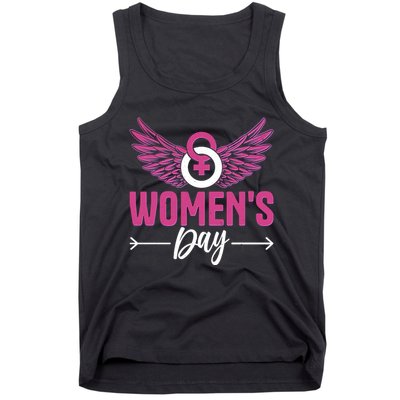 Vintage Womens Day March 8 Tank Top
