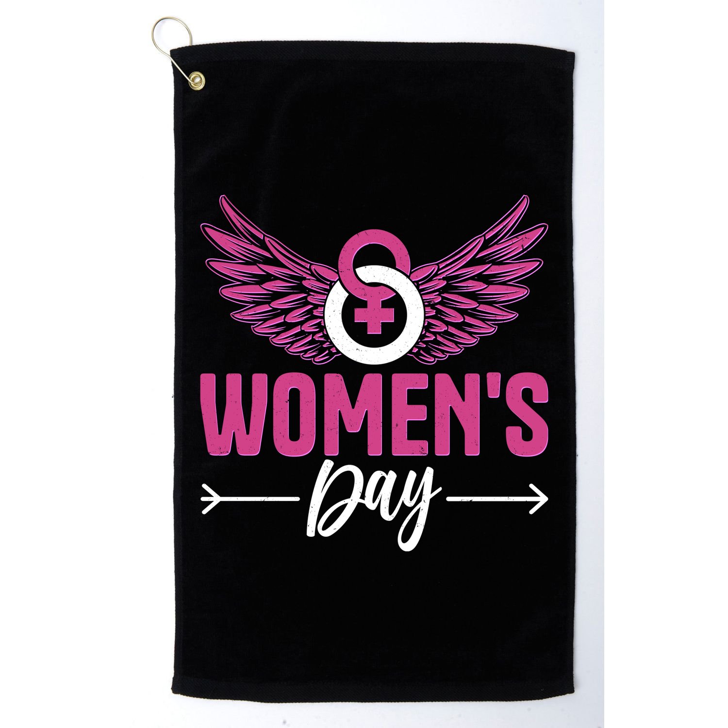 Vintage Womens Day March 8 Golf Towel