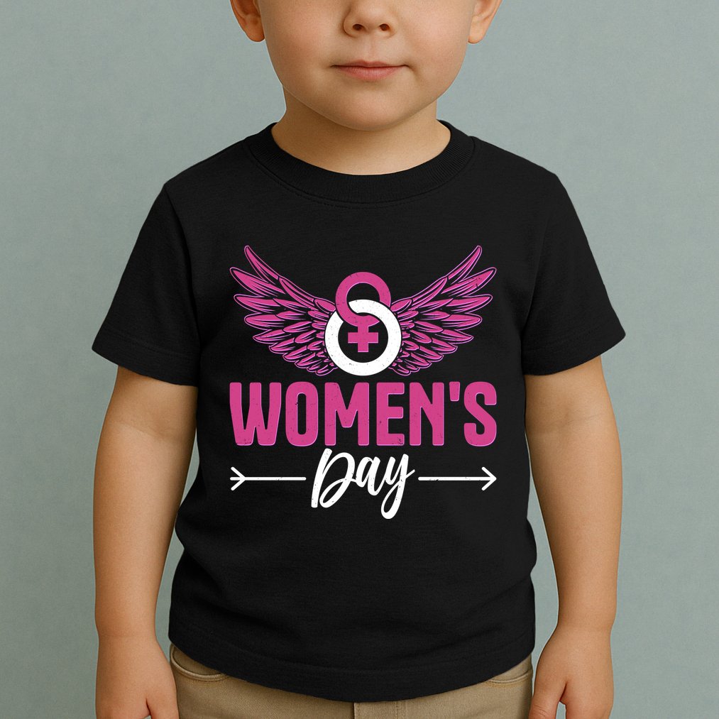Vintage Womens Day March 8 Toddler T-Shirt
