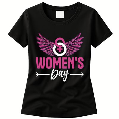 Vintage Womens Day March 8 Womens T-Shirt