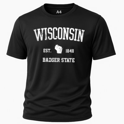 Vintage Wisconsin Est 1849 Badger State Performance Shirt