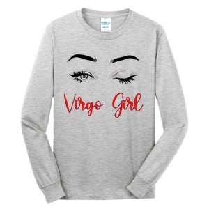 Virgo Winked Eye Zodiac Birthday Gift Tall Long Sleeve T-Shirt