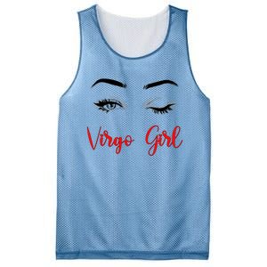 Virgo Winked Eye Zodiac Birthday Gift Mesh Reversible Basketball Jersey Tank