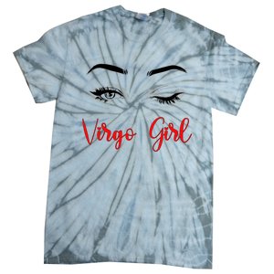 Virgo Winked Eye Zodiac Birthday Gift Tie-Dye T-Shirt