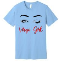 Virgo Winked Eye Zodiac Birthday Gift Premium T-Shirt