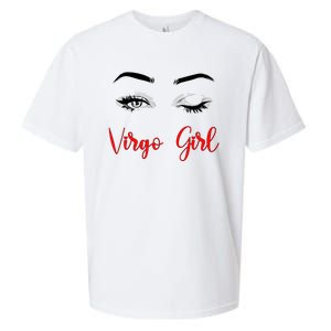 Virgo Winked Eye Zodiac Birthday Gift Sueded Cloud Jersey T-Shirt