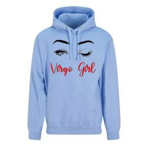 Virgo Winked Eye Zodiac Birthday Gift Unisex Surf Hoodie