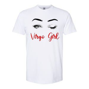 Virgo Winked Eye Zodiac Birthday Gift Softstyle CVC T-Shirt