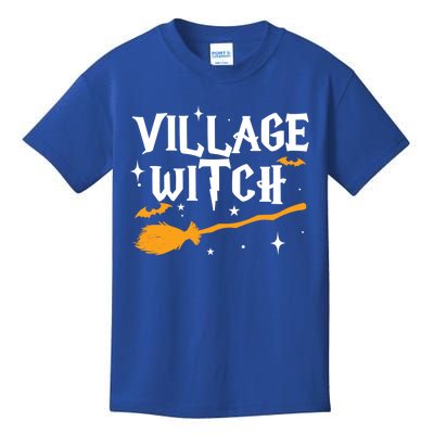 Village Witch Funny Halloween Witch Costume Great Gift Kids T-Shirt