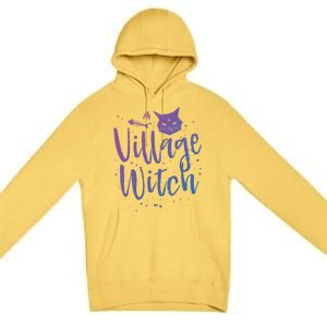 Village Witch Funny Halloween Witch Spell Outfit Costume Gift Premium Pullover Hoodie