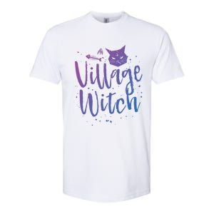 Village Witch Funny Halloween Witch Spell Outfit Costume Gift Softstyle CVC T-Shirt