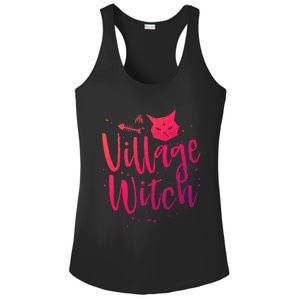 Village Witch Funny Halloween Witch Spell Outfit Costume Gift Ladies PosiCharge Competitor Racerback Tank