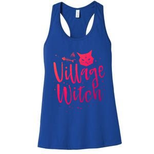 Village Witch Funny Halloween Witch Spell Outfit Costume Gift Women's Racerback Tank