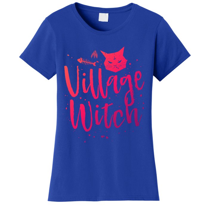 Village Witch Funny Halloween Witch Spell Outfit Costume Gift Women's T-Shirt