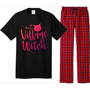 Village Witch Funny Halloween Witch Spell Outfit Costume Gift Pajama Set