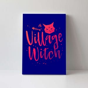 Village Witch Funny Halloween Witch Spell Outfit Costume Gift Canvas