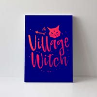 Village Witch Funny Halloween Witch Spell Outfit Costume Gift Canvas