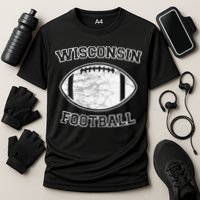 Vintage Wisconsin Football Performance Shirt