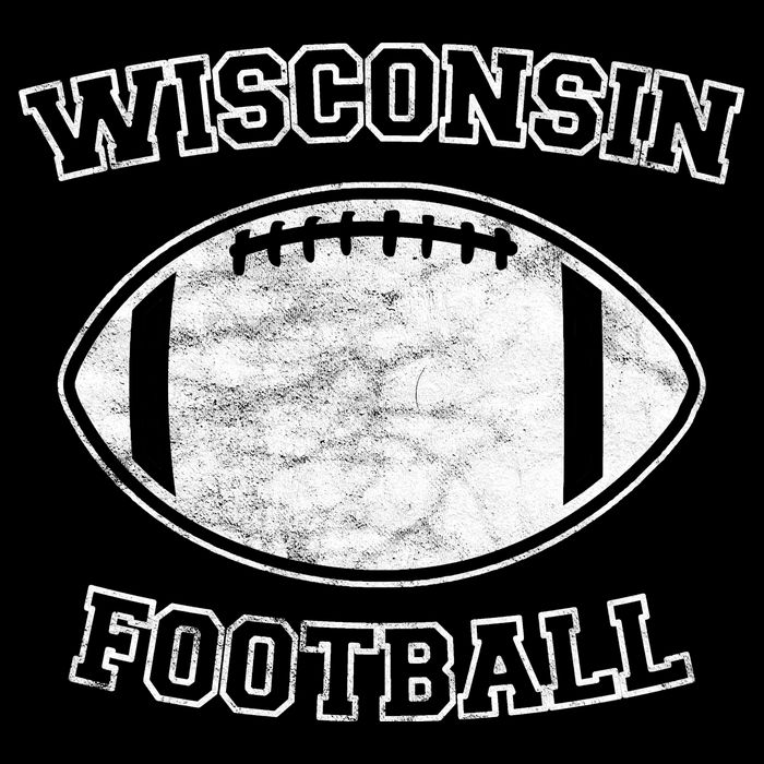 Vintage Wisconsin Football Performance Shirt