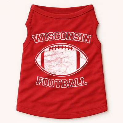 Vintage Wisconsin Football Doggie Tank