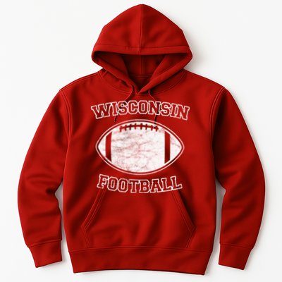 Vintage Wisconsin Football Hoodie