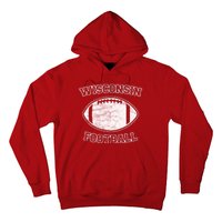 Vintage Wisconsin Football Hoodie