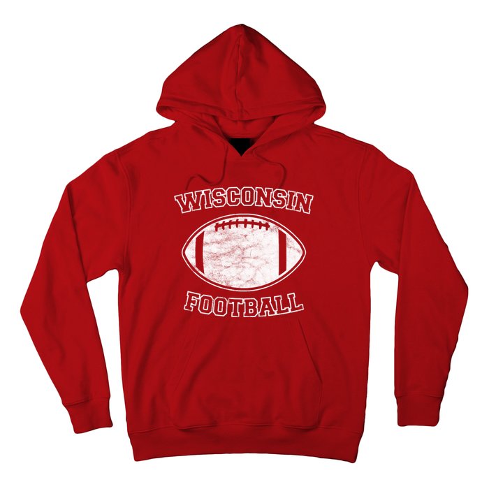 Vintage Wisconsin Football Hoodie