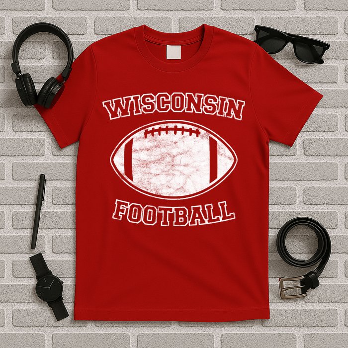 Vintage Wisconsin Football T-Shirt