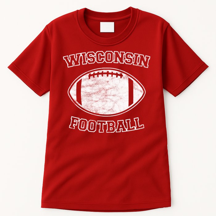 Vintage Wisconsin Football Tall T-Shirt