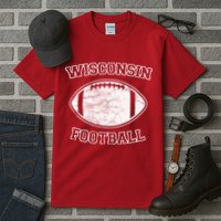Vintage Wisconsin Football Tall T-Shirt