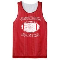 Vintage Wisconsin Football Mesh Reversible Basketball Jersey Tank