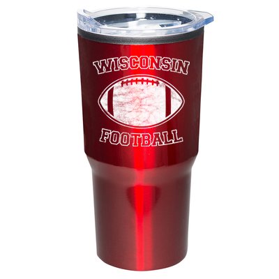 Vintage Wisconsin Football Tumbler