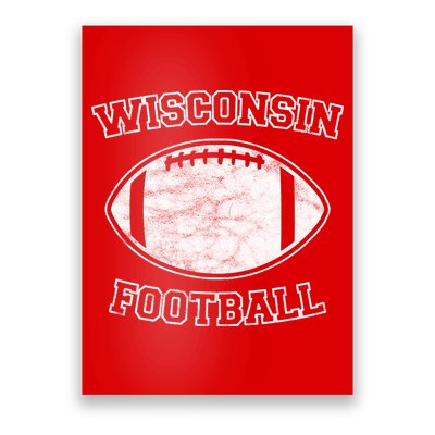 Vintage Wisconsin Football Poster